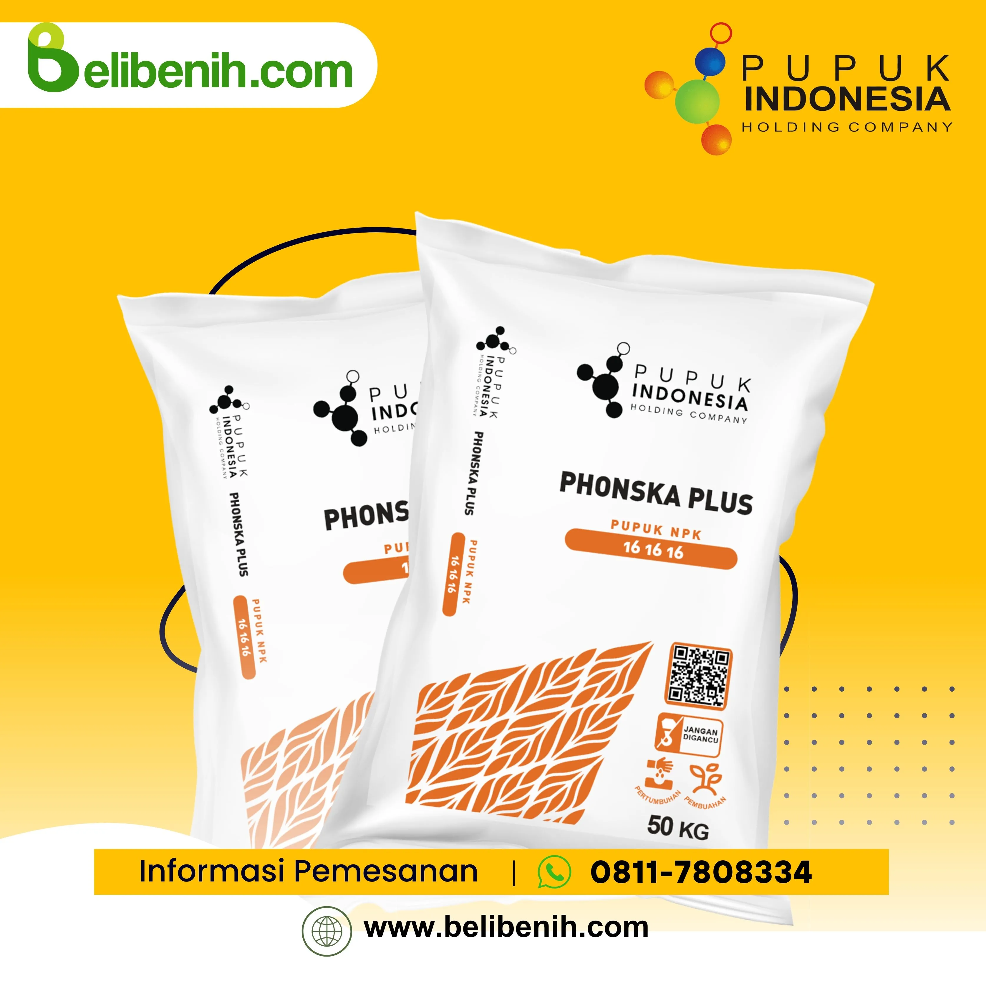 'PUPUK NPK  PHONSKA PLUS 16.16.16'